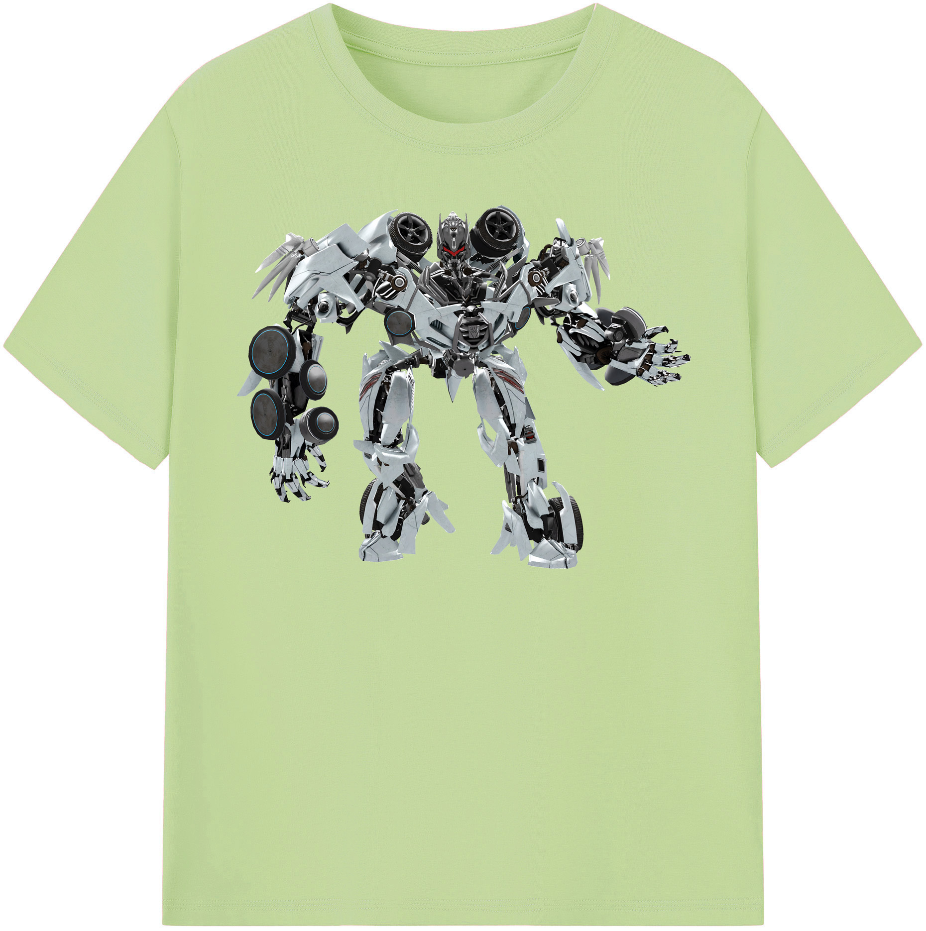 （画像用） Transformers トランスフォーマー 綿100％半袖Tシャツ（フロントプリント）